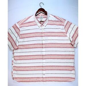 LL Bean Mens Shirt, Striped Traditional Fit Casual,‎ Sz 2XL